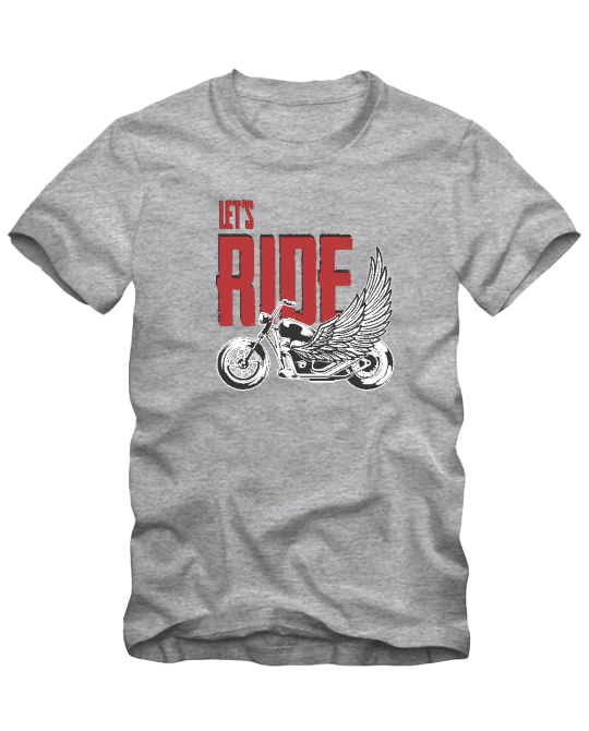 Marškinėliai Let's ride